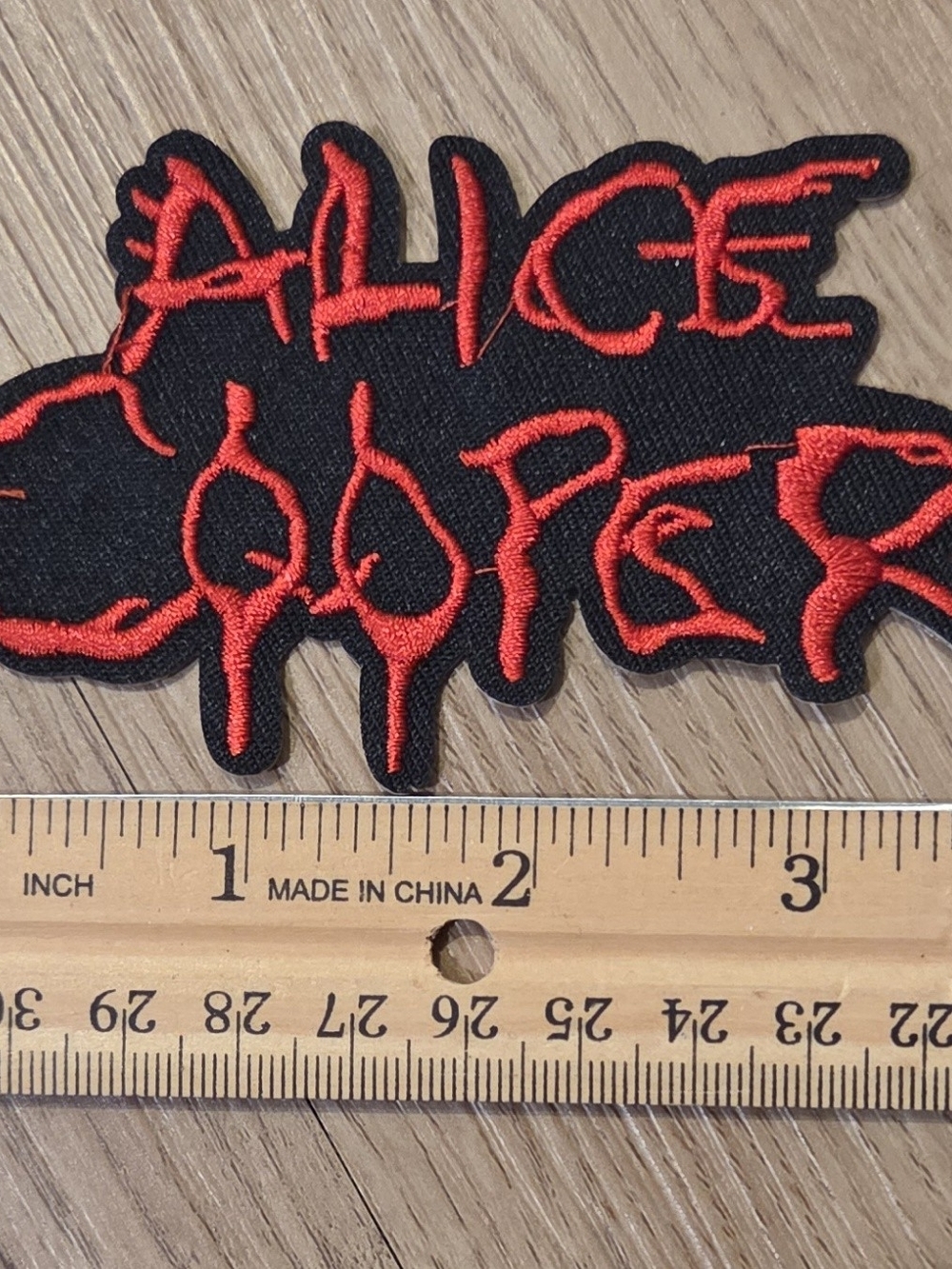 Alice Cooper Embroidered Patch
